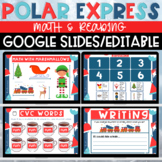 Polar Express Editable Activities Math and Reading