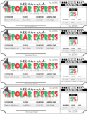 Polar Express Ticket (Editable and Printable)