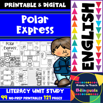 Preview of Polar Express - English Literacy Unit - 121 Pages