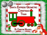 Free! Santa Express Geometric Christmas Train 2D Shapes