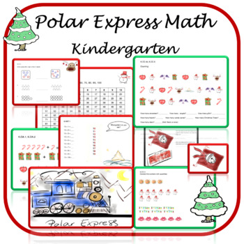 Preview of Polar Express Kindergarten Math