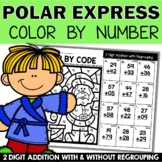 Polar Express Math Activities with 2 Digit Addition with a