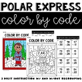 Polar Express Day Math Worksheets 2 Digit Subtraction with
