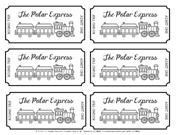 polar express ticket freebie by miss ms reading resources tpt
