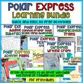 Polar Express Bundle Ticket Writing Math Multiplication Gr