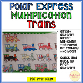 Polar Express Train Math Multiplication Worksheets Christmas