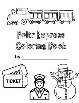 Preview of Polar Express coloring packet