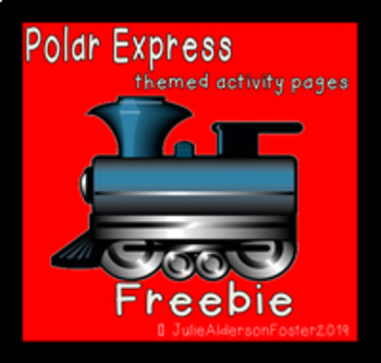 Preview of Polar Express themed Activity Pages Freebie