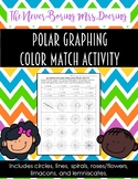 Polar Graphing Practice Color Match Activity [Precalculus 