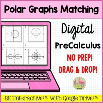 Preview of Polar Graphs Digital Matching for Google Slides™ Distance Learning