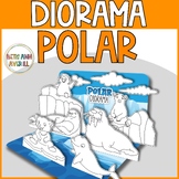 Polar Habitat Diorama Printable Craft Activity Arctic Them