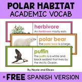 Polar Habitat Word Wall Vocabulary