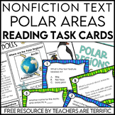 Polar Regions Nonfiction Task Cards Free Sample