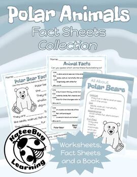 Preview of Polar and Arctic Animals Collection | Fact Sheets, Worksheets and a Book