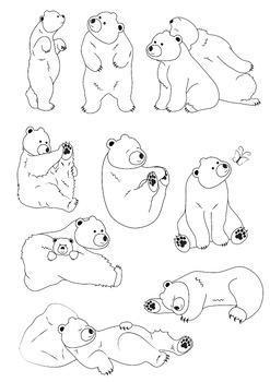 Polar-bears clipart1 by parichart kumjui | TPT