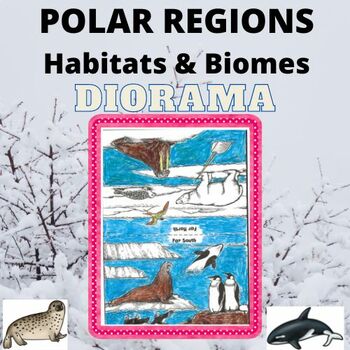 Preview of Polar regions Habitat and Biomes Instant Diorama Whale lab science lab