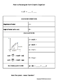 Polar to Rectangular Form Complex Number Conversion Graphi