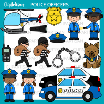 preschool police officer clip art