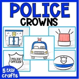 Police Officer Craft Printable Coloring Activity Community