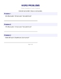 Police Department Patrol Problems / Math Practice Worksheets For Students