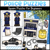 Police Equipment Puzzles for Preschoolers