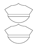Police Hat Template Small