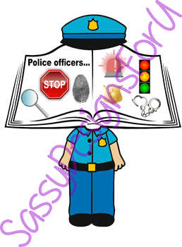 Preview of Police Officer Anchor Chart - (SSKE1)