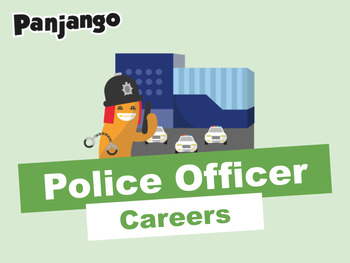 Preview of Police Officer - Career Exploration PowerPoint and Worksheet