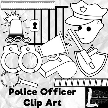 Police Officer Clip Art by Dressed In Sheets | Teachers Pay Teachers