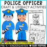 Police Officer Craft & Worksheet Activities | Community He