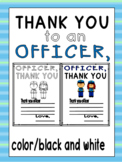 Police Officer / School Resource Officer Appreciation Lett