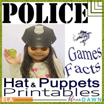 Preview of Police Hat - Police Printables