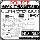 Police Reading Comprehension Passages and Questions with Visuals