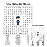 Police Station Word Search