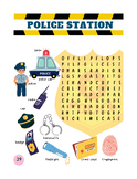 Police Station Word Search Puzzles