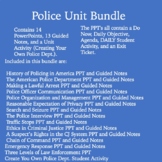 Police Unit Bundle - 28 items from my store!!!