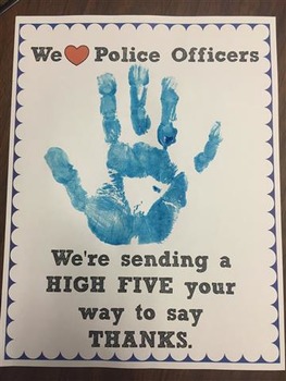 Police Week Thank You by Ashley Wagner | Teachers Pay Teachers