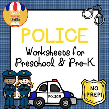 police officer worksheets teaching resources teachers pay teachers