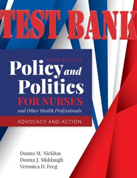 Preview of Policy and Politics for Nurses & Other Health Professionals 3rd Editn_TEST BANK