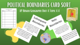 Political Boundaries Card Sort (AP Human Geography, Unit 4