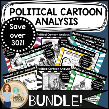 Preview of Political Cartoon Analysis Bundle