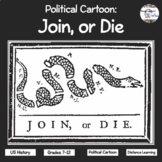 Political Cartoon: Join, or Die (distance learning option)