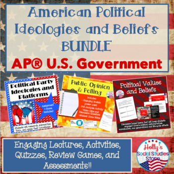 Preview of Political Ideologies and Beliefs BUNDLE: AP® U.S. Government