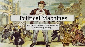 Preview of Political Machines. Introductory and Close Read Activity