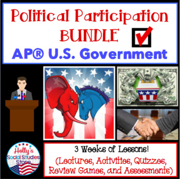 Preview of Political Participation BUNDLE: AP® U.S. Government