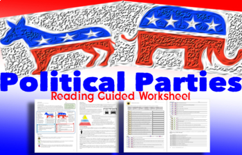Preview of Political Parties Worksheet