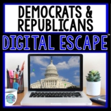 Political Parties DIGITAL ESCAPE ROOM for Google Drive®