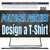 Political Parties | Design a T-Shirt Activity | Minor/Thir