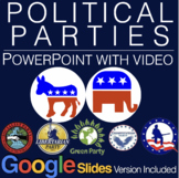 Political Parties PowerPoint / Google Slides w/video clips