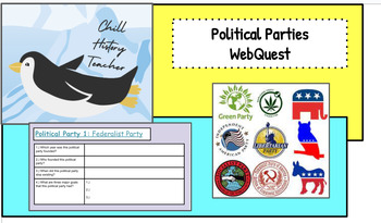 Preview of Political Parties Web Quest